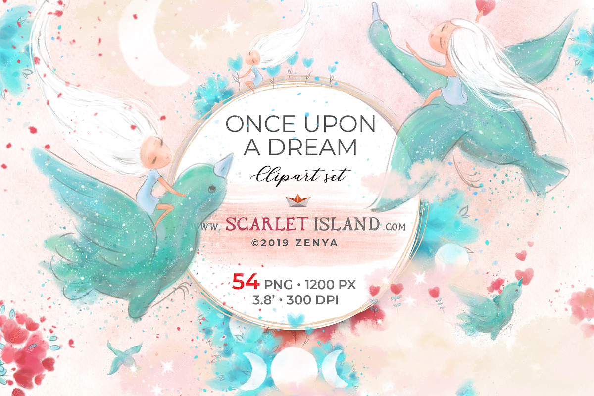 Once Upon A Dream Clipart, an Illustration by Scarlet Island (Photo 2 of 6)