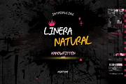 Linera - Natural Handwritten, a Handwritten Font by portype (Thumbnail 1 of 8)