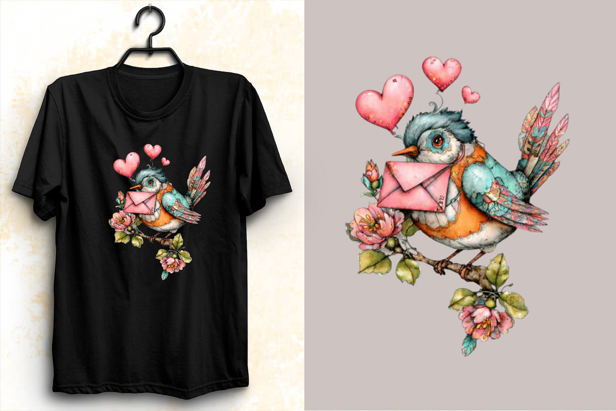 Whimsical Valentines Day Clipart Bu, an Illustration by SVGArt (Photo 7 of 8)