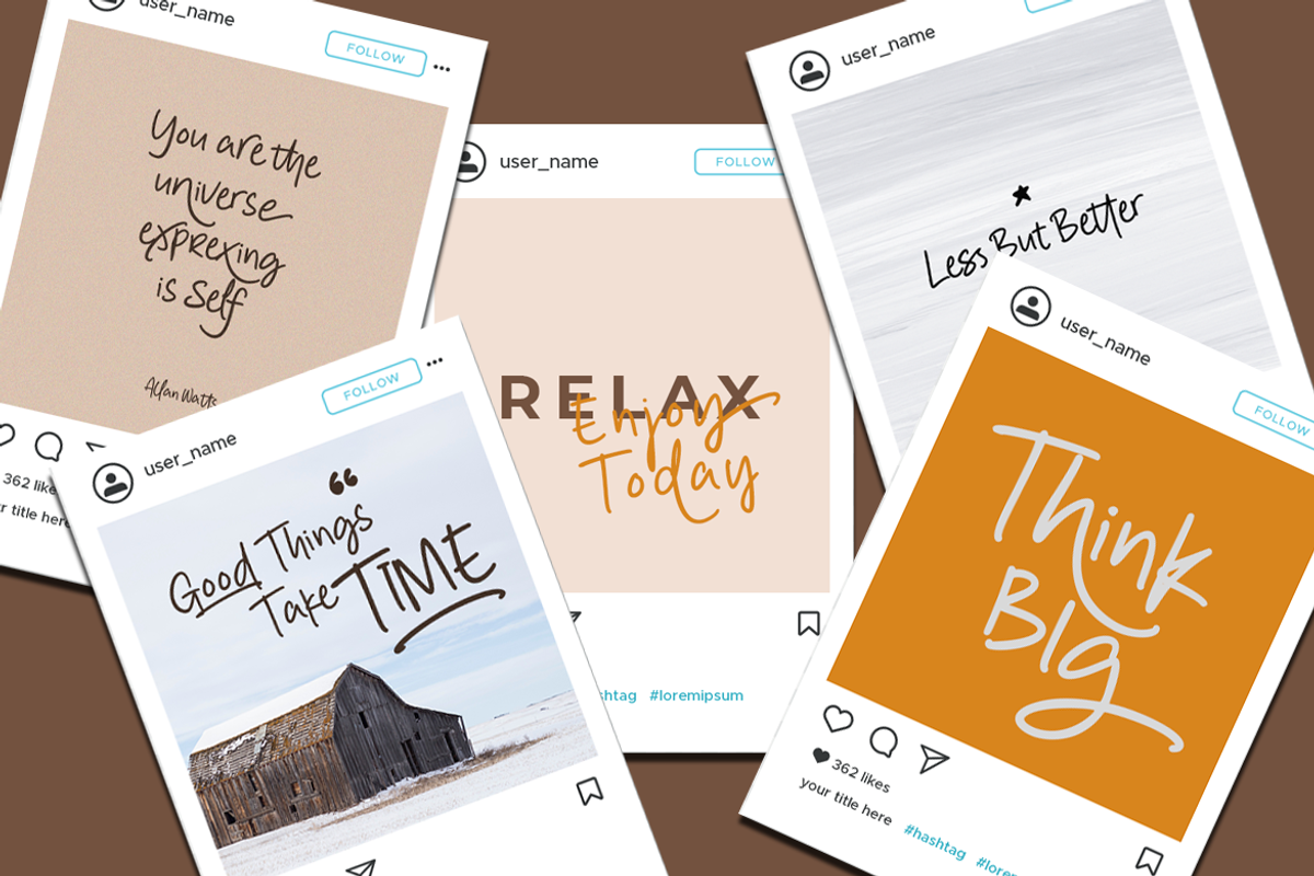 Chill in Lounge | A Quote Font, a Script Font by Colllab Studio (Photo 4 of 18)