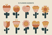 70s Florals Illustration Collection, a Decorative Illustration by hellojenrich (Thumbnail 2 of 8)