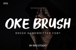OKE BRUSH - Brush Handwritten Font, a Font by RHD Creative Studio