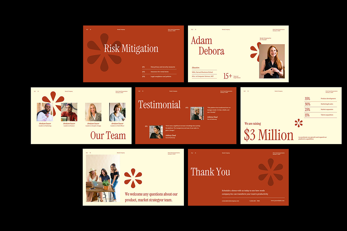 Rends Rental Platform Pitch Deck GSL preview 4