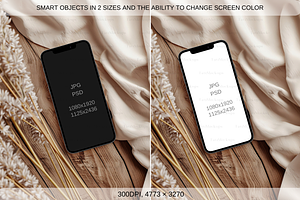 Cellphone Mockup, IPhone Screen Mock