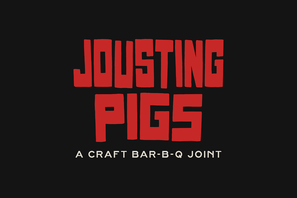 HARD KNOCKS — A Streets Display Font preview 4