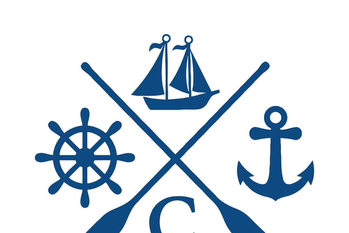 Nautical Adventure Emblem Design, an Object Illustration by CarWrap design (Photo 3 of 3)