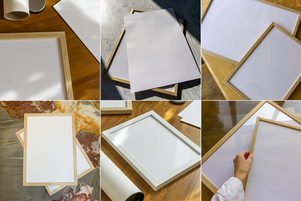 Frame Mockup Close-Up Set 6 PSD, a Product Mockup by SigaSigaMockup (Photo 3 of 4)