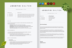 SIMPLE JOB PROPOSAL TEMPLATE, a Resume Template by Nur Designer