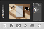 Book Cover on Wooden Desk Mockup PSD, a Books & Magazine Mockup by Bruno's Shop (Thumbnail 3 of 4)