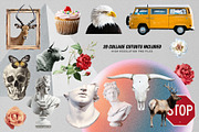 Risograph - Risoprint Effect, a Texture Graphic by Graphicdome (Thumbnail 12 of 13)