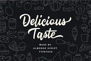 Almonde Script, a Script Font by ianmikraz (Thumbnail 5 of 9)