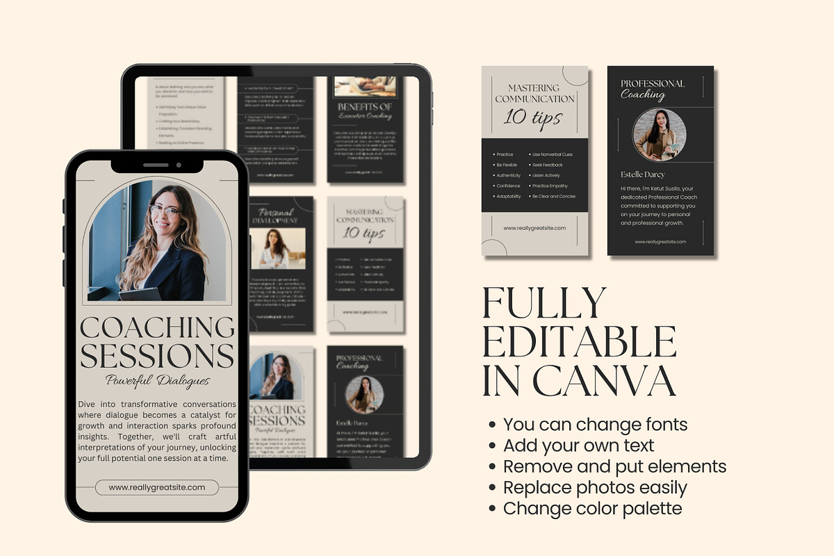 10 Coaching Instagram Reels, a Templates & Theme by TemplateCastleStore (Photo 7 of 10)
