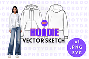 Zip Up Hoodie, an Apparel Mockup by Doroty Dafne Designs (Thumbnail 1 of 7)
