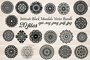 Intricate Black Mandala Circle, a Decorative Illustration by Designer_Momina (Thumbnail 1 of 20)