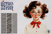 Procreate, The retro artist, a Brush Add-On by Studio.Valhalla (Thumbnail 7 of 8)