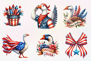 4th of July Goose Sublimation, an Illustration by CreationArt (Thumbnail 5 of 5)