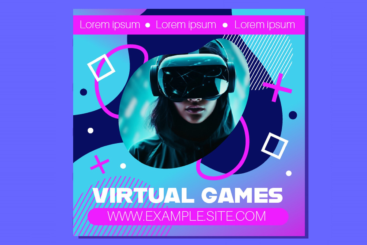 Web Banner Gaming Page, a Templates & Theme by studiogstock (Photo 4 of 5)