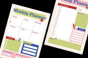 Daily & Weekly Planner, a Stationery Template by Neermana (Thumbnail 2 of 4)