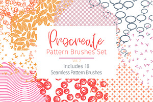Procreate seamless pattern brushes