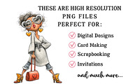Whimsical Girl Valentine Clipart, an Illustration by OK Design (Thumbnail 4 of 6)