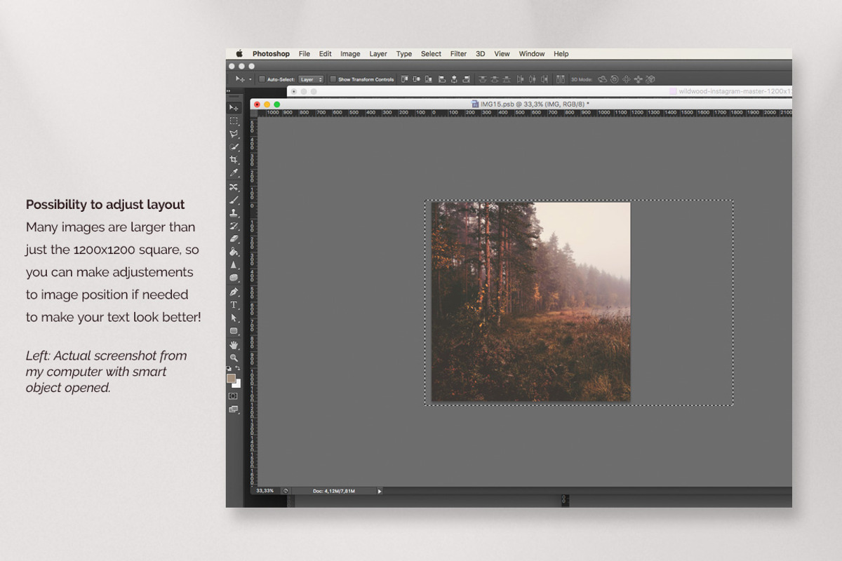 WILDWOOD Instagram Templates Pack, a Social Media Template by Mikko Lemola (Photo 6 of 6)