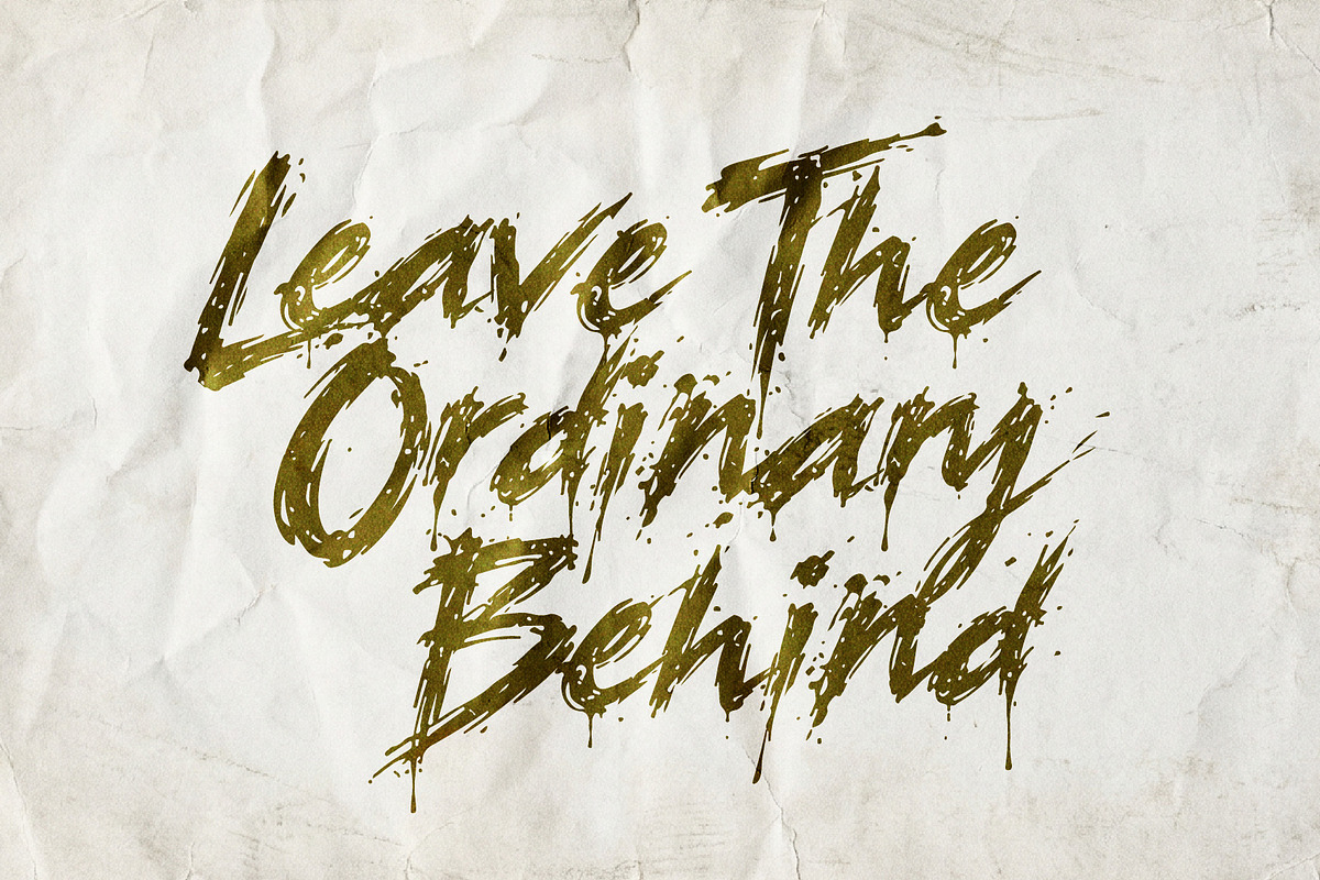 Huntwakes Midnight Slash Grunge font, a Handwritten Font by HypeWorksCo (Photo 9 of 15)