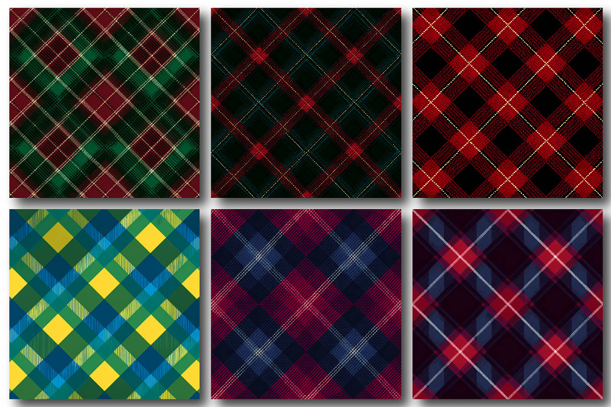 Classic Tartan Pattern in Vector, an Illustration by DreamPrint404 (Photo 2 of 4)