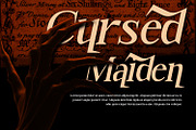 Bonemerch - Modern Gothic Serif Font, a Serif Font by Rishsketch (Thumbnail 5 of 13)
