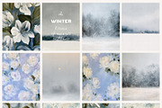 Hand-Painted Winter Backgrounds, a Background Graphic by Lana Elanor (Thumbnail 8 of 16)