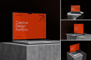 Minimal Laptop Mockup, a Mac Mockup by Graphic Deal (Thumbnail 1 of 5)