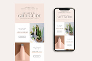 Mother's Day Gift Guide Email, an Email Template by KikiBunnyCreative (Thumbnail 5 of 7)