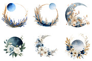 Christmas Flowers Clipart, an Illustration by DreamArtGraphic (Thumbnail 3 of 5)