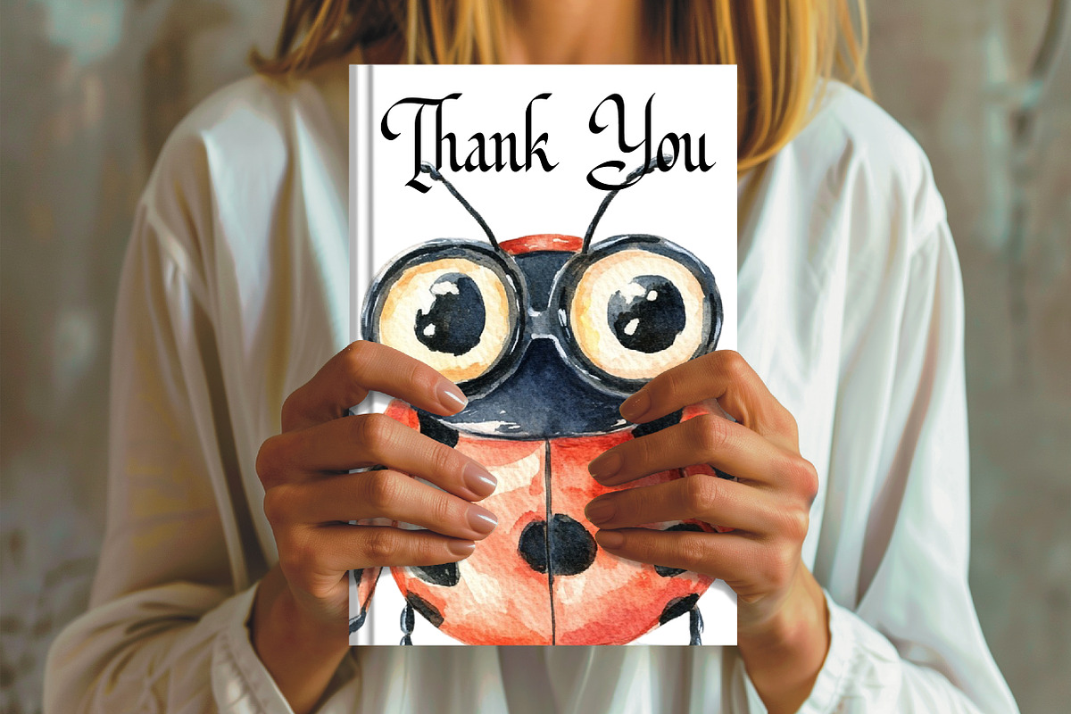 Quirky Funny Ladybug Clipart, an Illustration by Libby Wishes (Photo 6 of 6)