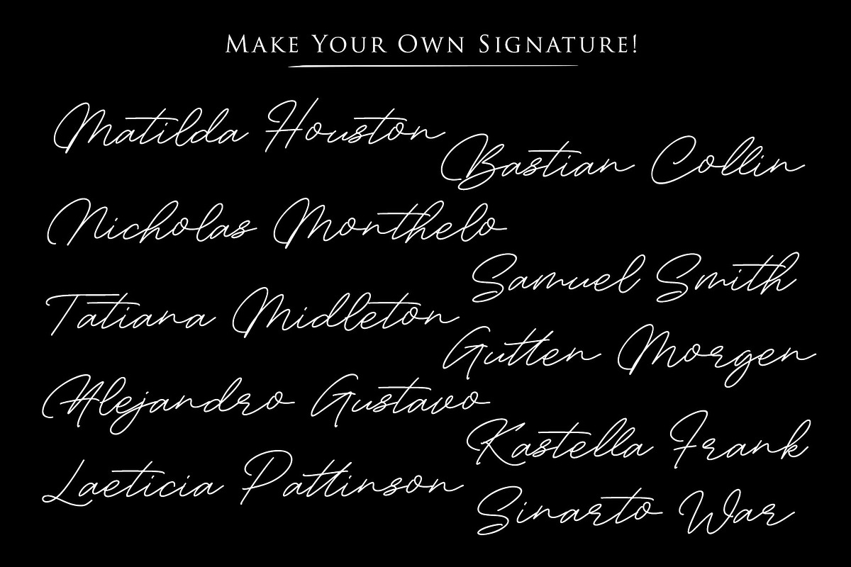 Bambang Signature Font V2.0 preview 2