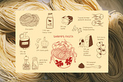 Pasta La Pasta. Food illustrations., a Food Illustration by Annakniaz (Thumbnail 12 of 18)