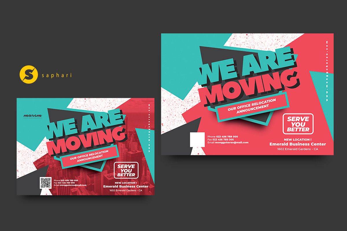 Moving Announcement, a Flyer Template by Saphari (Photo 3 of 3)