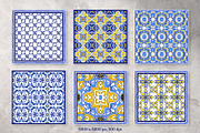 Portuguese Azulejos. Bandanas Set 1, a Decorative Illustration by ilonitta (Thumbnail 7 of 9)