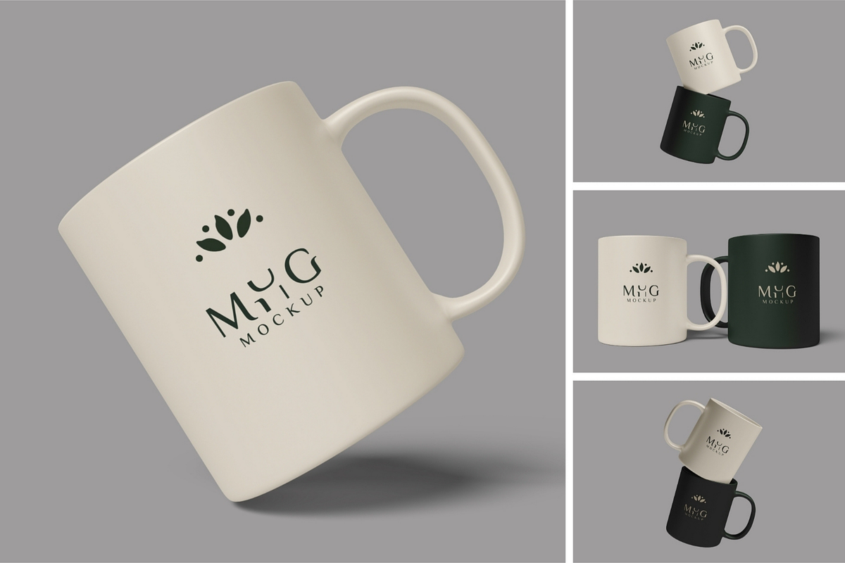 Realistic Mug Mockup PSD, a Cups & Container Mockup by MA-KING_ART (Photo 1 of 5)