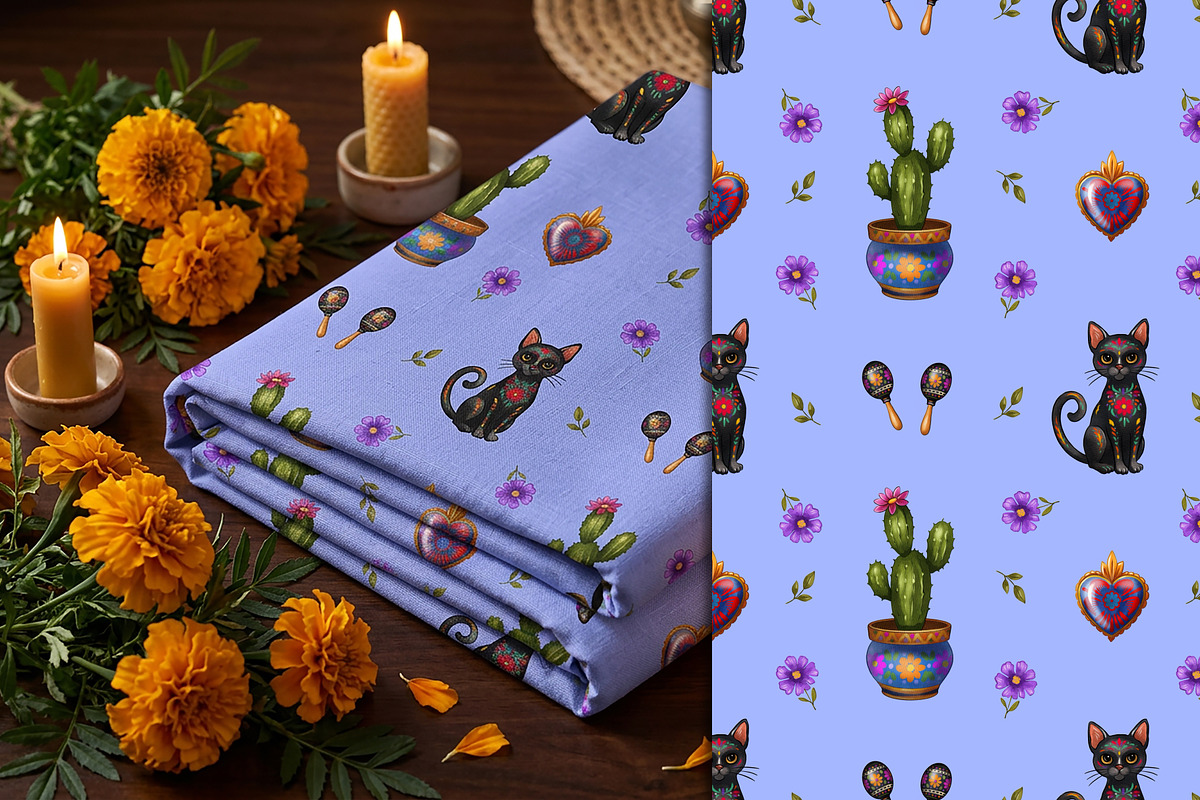 Fiesta de los Muertos, a Seasonal Illustration by IrynaPanashii (Photo 9 of 9)