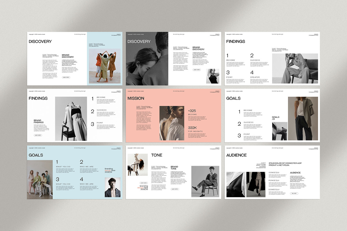 Odila Brand Strategy Template, a Presentation Template by evgenystudio (Photo 6 of 7)