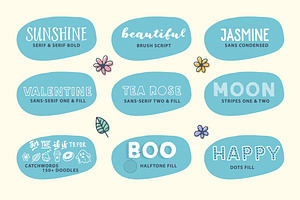 Sunshine Daisies Font Collection