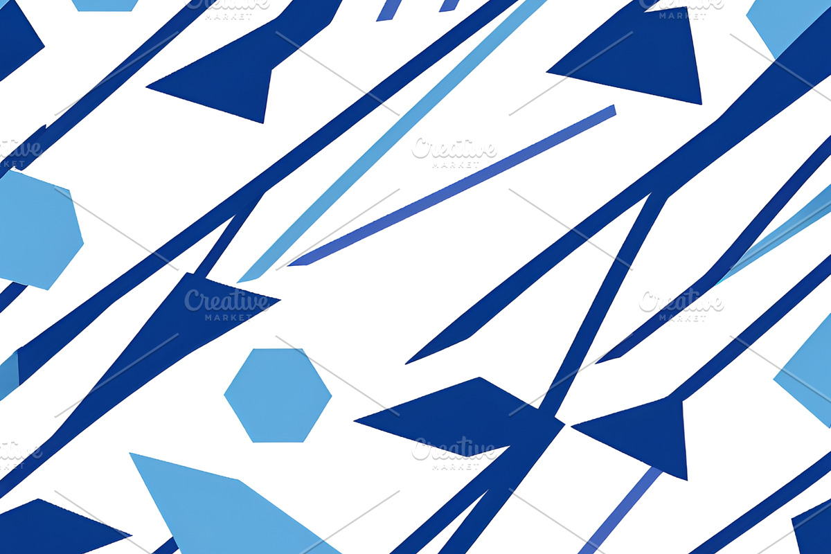 4 Blue and white abstract shapes, an Abstract Photo by ComfortQ (Photo 4 of 4)