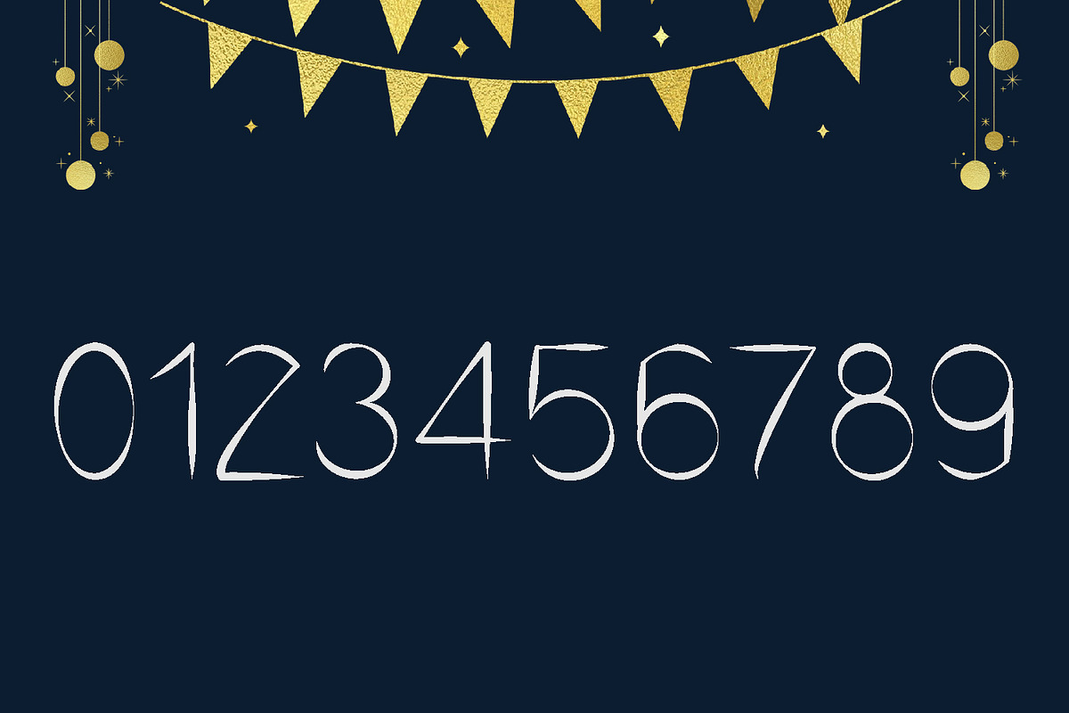 Winter Holidays Sans Serif Font, a Sans Serif Font by Yiru Chen Studio (Photo 5 of 15)