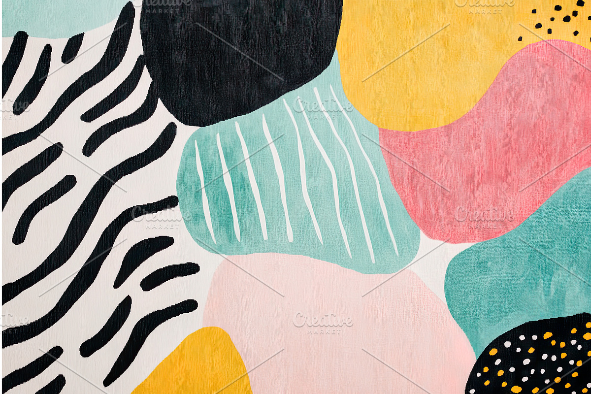 Abstract geometric pattern with bold, an Illustration by Lermont51