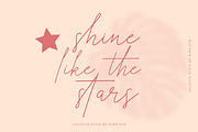 Juliette Style - Monoline Font, a Sans Serif Font by HIRO.std (Thumbnail 3 of 11)