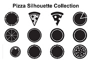 Pizza Slice Silhouette Assortment, an Object Graphic by Designer_Momina (Thumbnail 1 of 3)