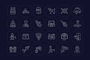 Security and Protection Icon Set, an Outline Icon by Prosymbols (Thumbnail 6 of 7)