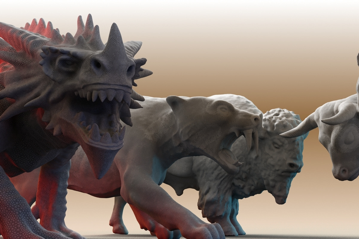 Beast Collection 1, an Animal 3D Model by Giimann (Photo 8 of 9)