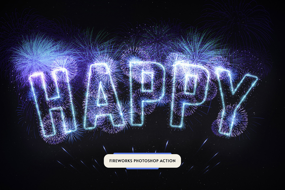 Fireworks Photoshop Action, an Action Add-On by Andrew Skoch Design (Photo 6 of 6)