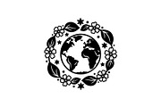 Eco Earth Care Vector Icon Bundle, an Illustration by Designs_River (Thumbnail 17 of 51)